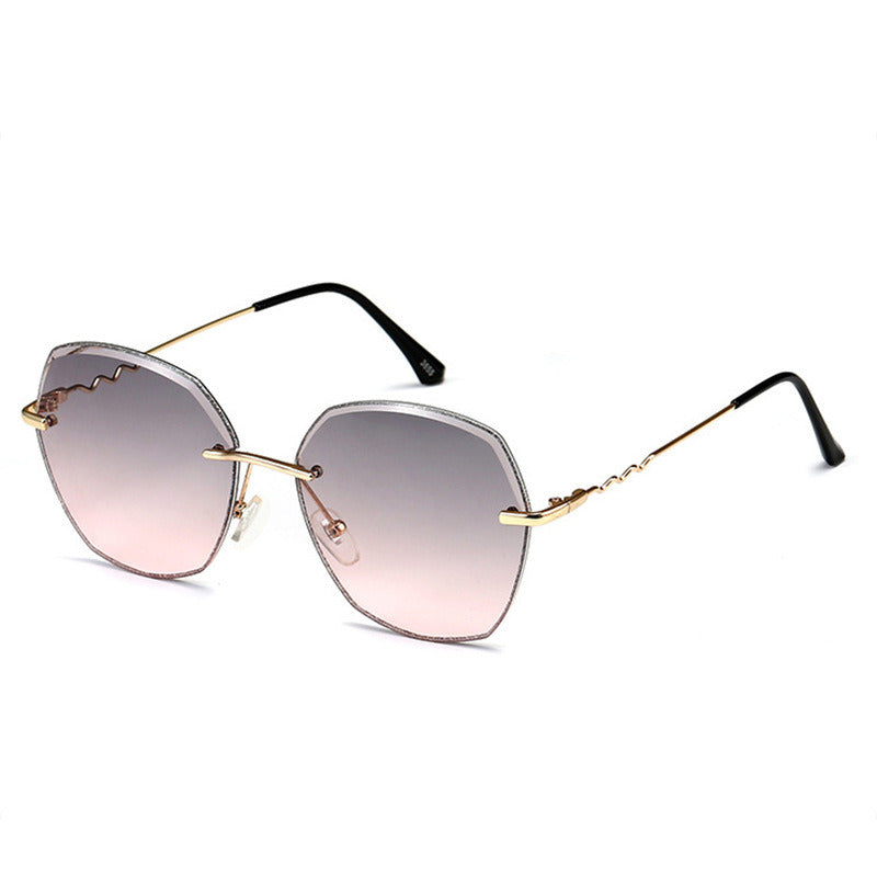 Women's Metal Irregular Vintage Sunglasses