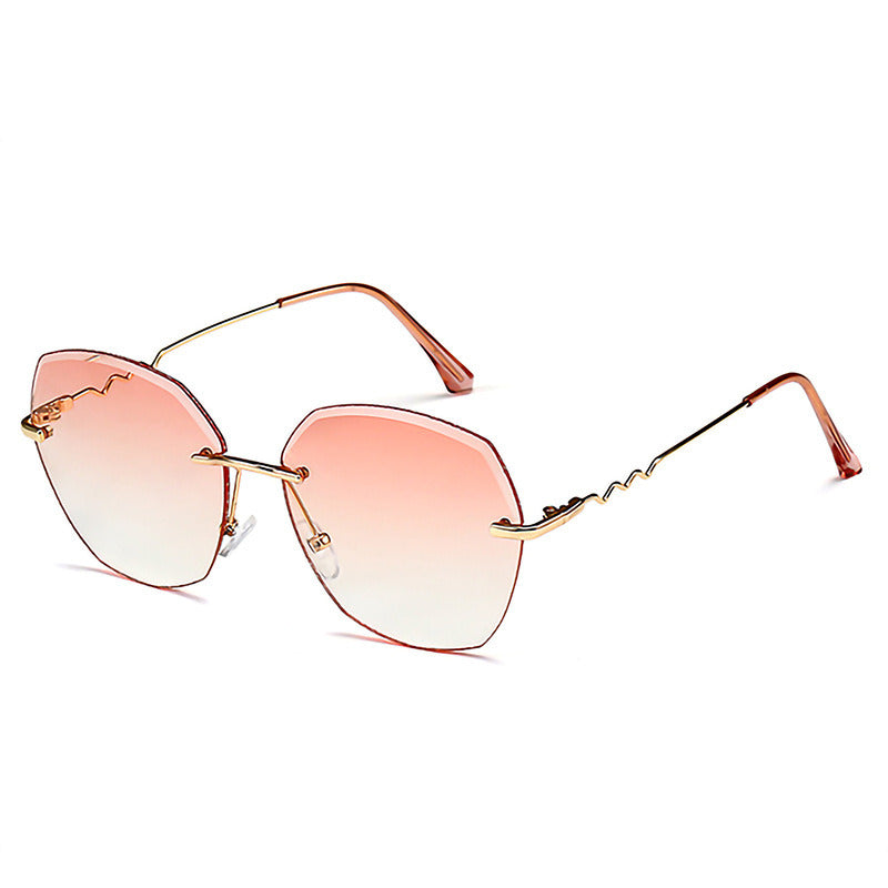 Women's Metal Irregular Vintage Sunglasses