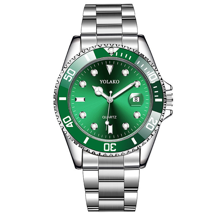 Men's Calendar Steel Band Premium Quartz Watch