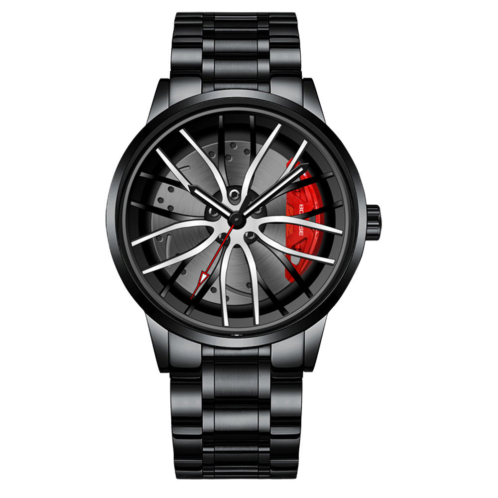 Waterproof Men's Luminous Contour Watch Steel Watch