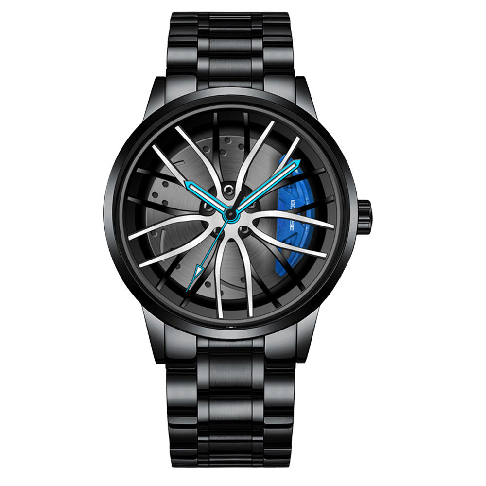 Waterproof Men's Luminous Contour Watch Steel Watch