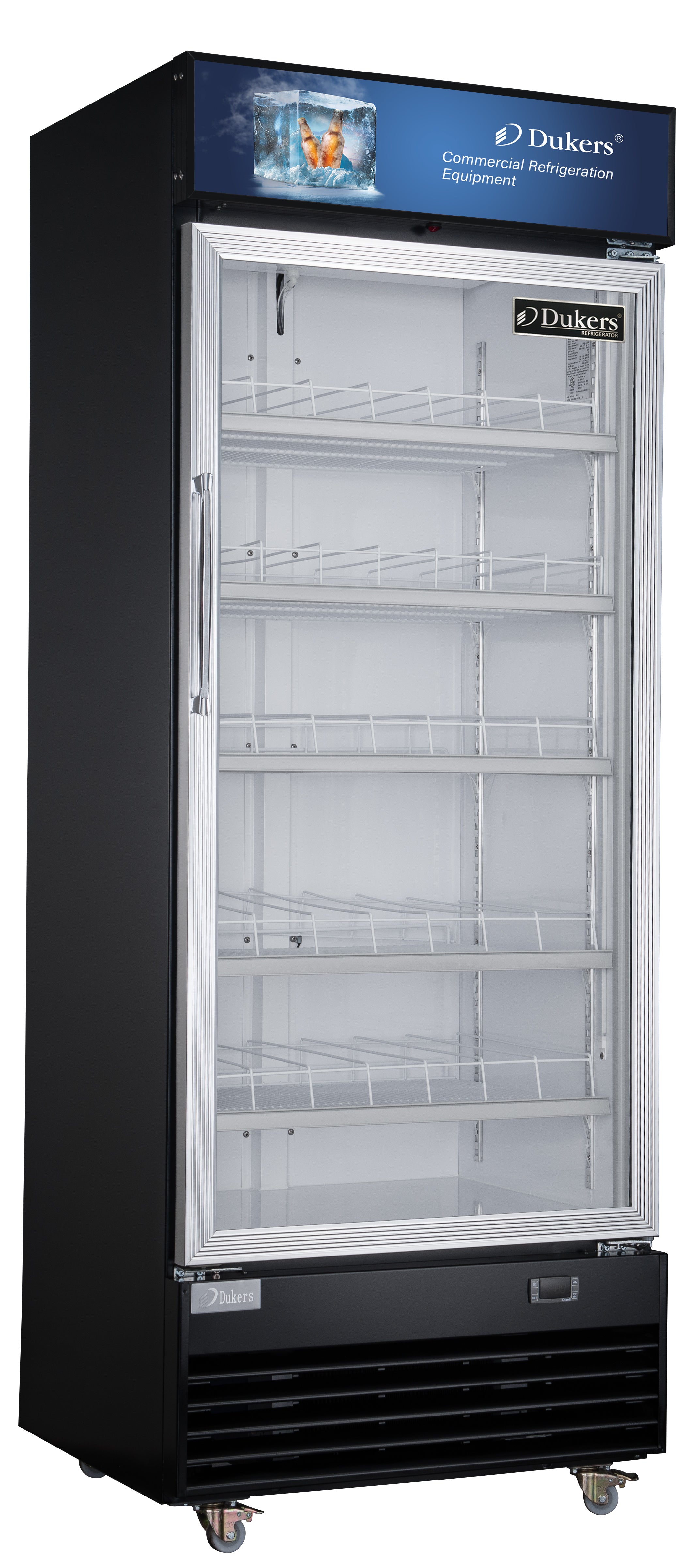 14.7 cu.ft. Commercial Upright Display Cooler Merchandiser Refrigerator with glass door