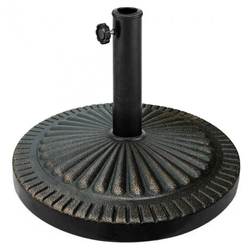 Patio Heavy-Duty Outdoor Stand Bronze Umbrella Base