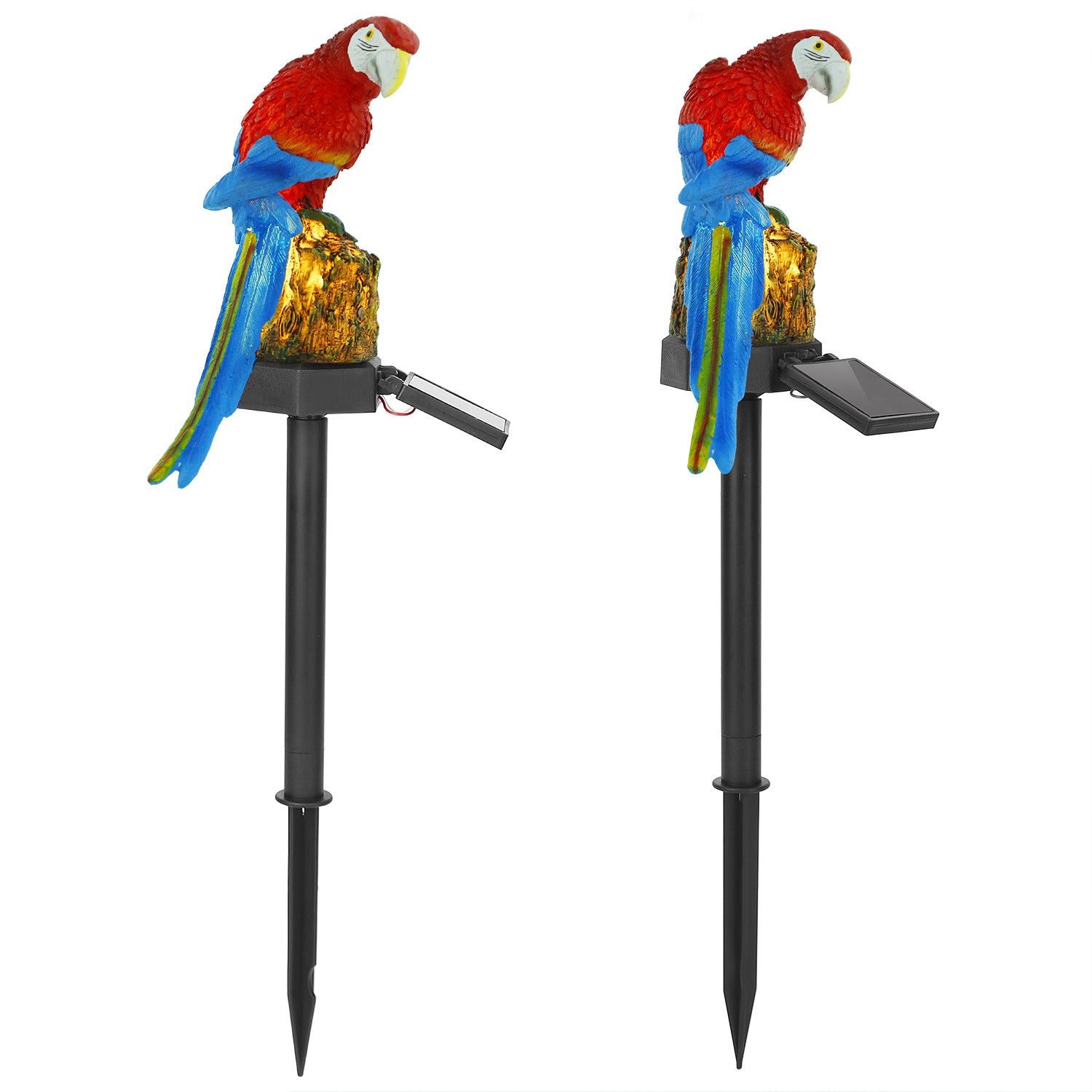 Solar Powered Parrot Garden Light IP65 Waterproof LED Parrot Landscape Lamp Decorative Lawn Lights