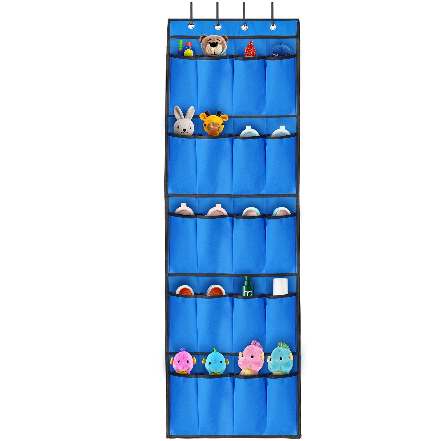 Over the Door Shoes Rack 20-Pocket Organizer 5-Layer Hanging Storage Shelf