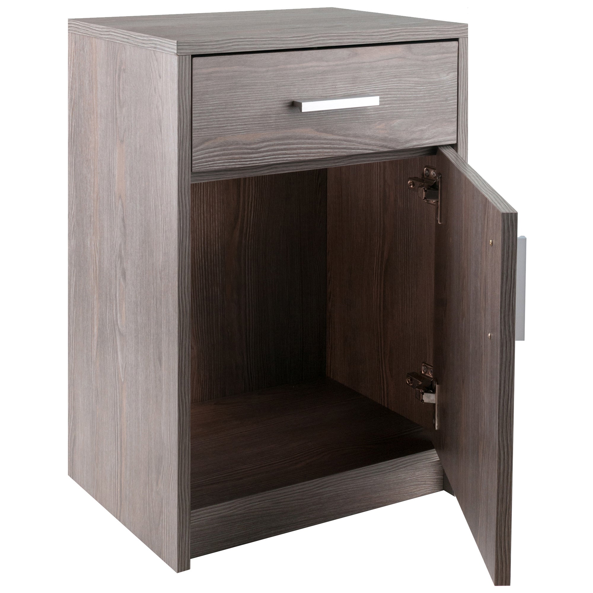 Astra Accent Table; Nightstand; Ash Gray