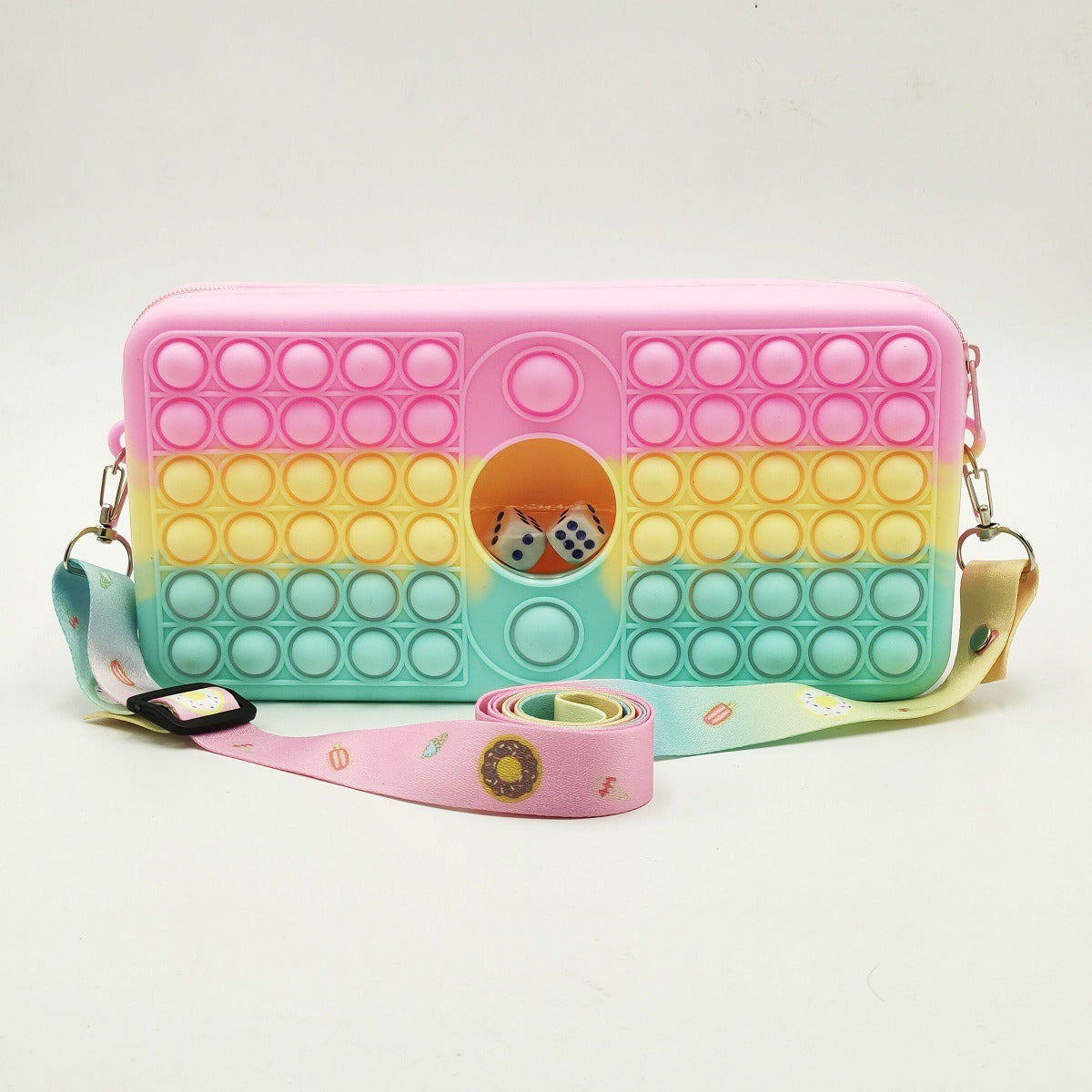 Pen bag silicone stationery box bag decompression student toys