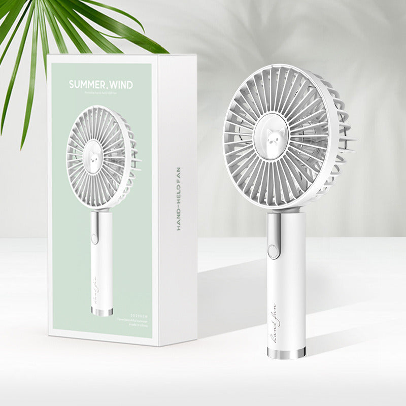 Summer Portable Mini Fan 3 Speed Adjustable Fan USB Rechargeable