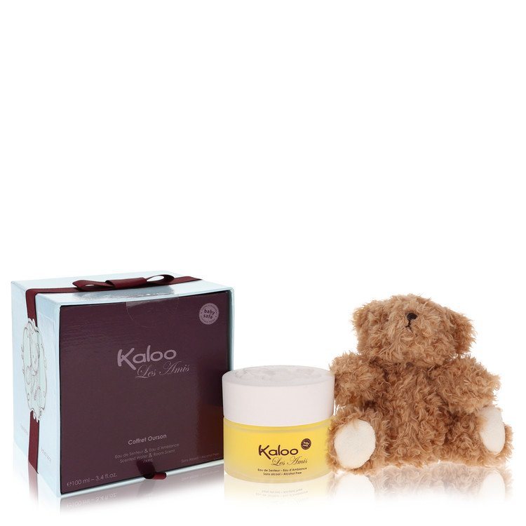 Kaloo Les Amis by Kaloo Eau De Senteur Spray / Room Fragrance Spray (Alcohol Free) + Free Fluffy Bear