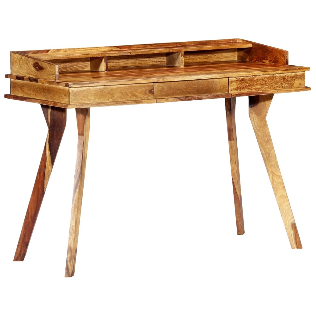 Writing Desk 45.3"x19.7"x33.5" Solid Sheesham Wood