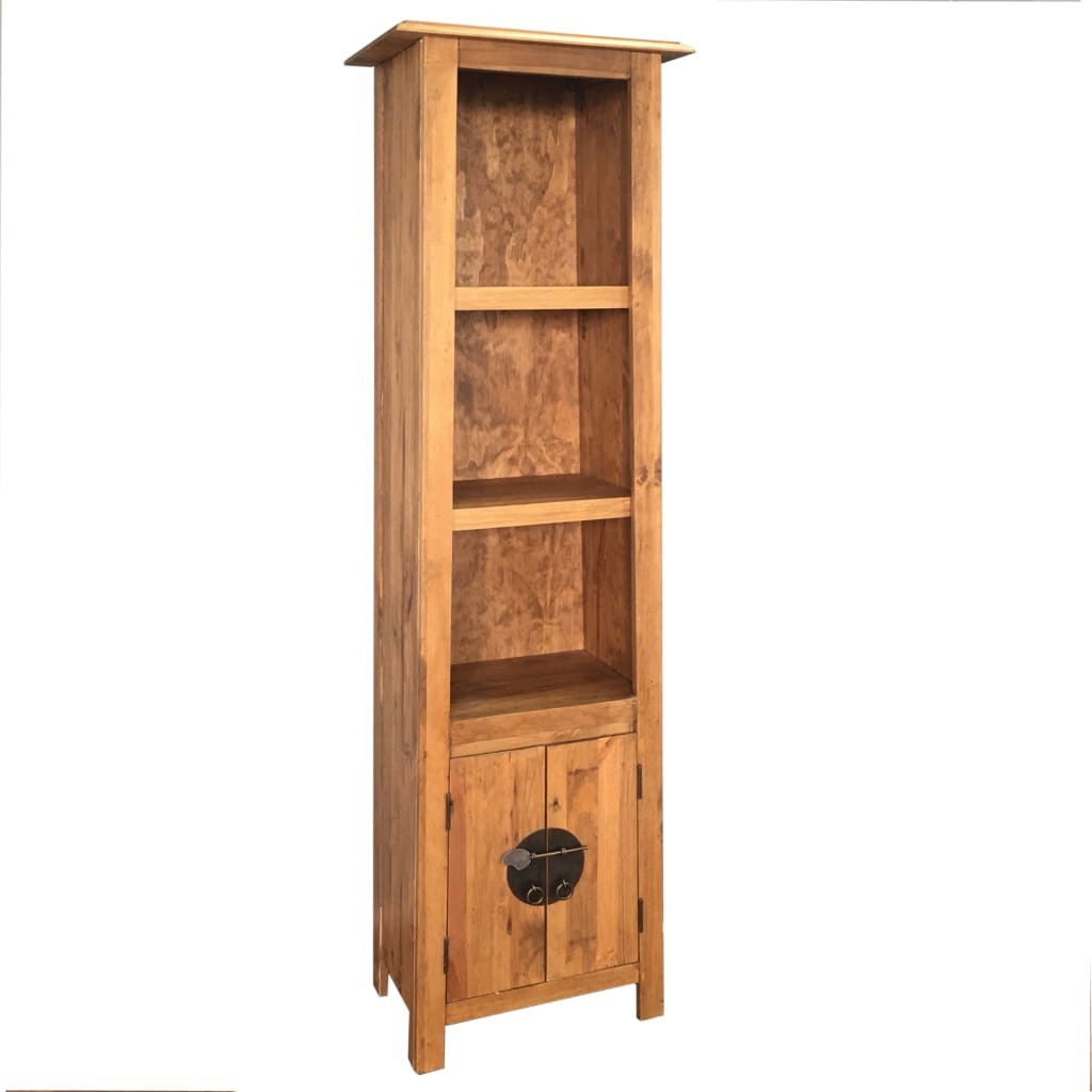 Freestanding Bathroom Cabinet Solid Pinewood 18.9"x12.6"x66.9"