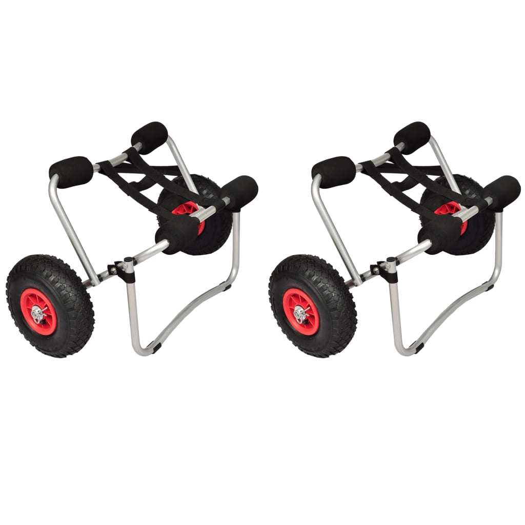 Kayak Trolleys 2 pcs Aluminum