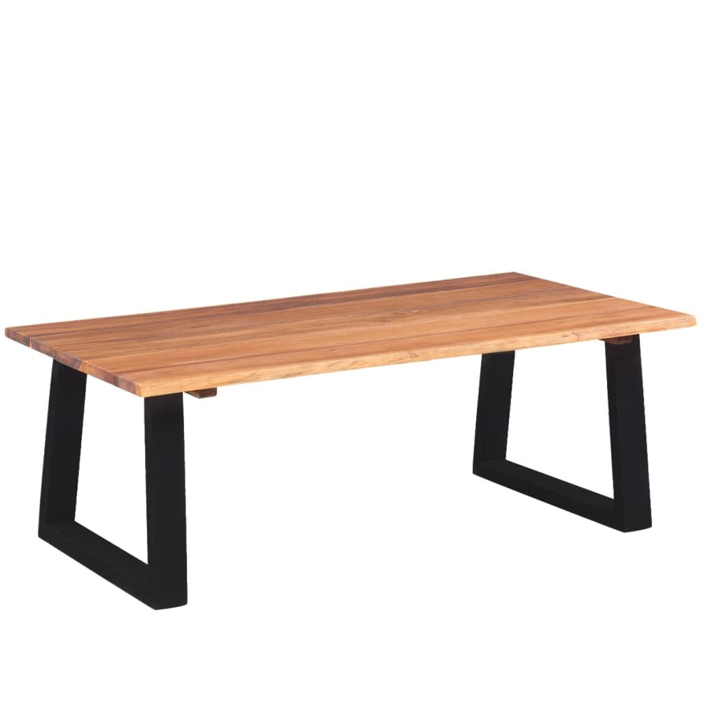 Coffee Table Solid Acacia Wood 43.3"x23.6"x15.7"