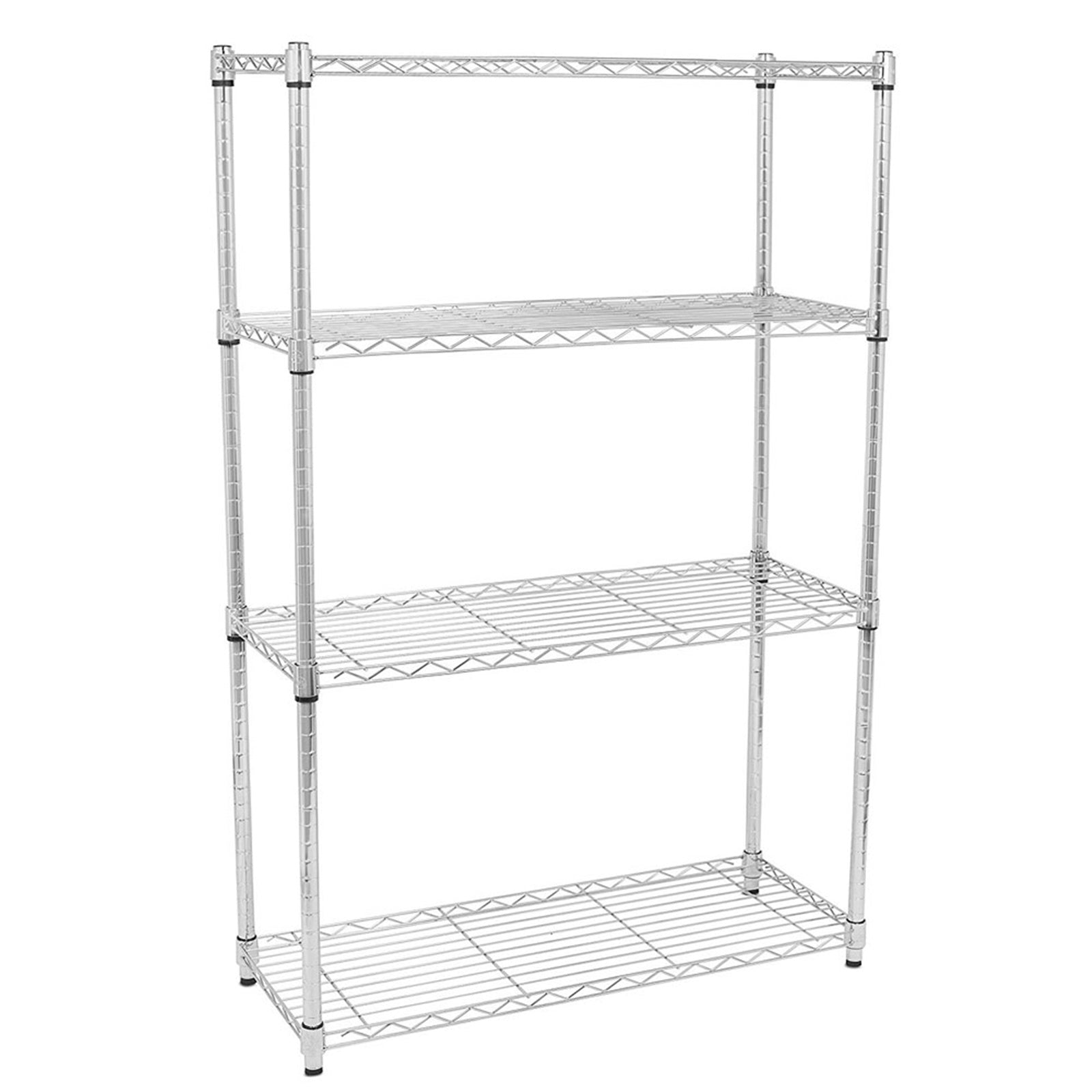 4-Layer Chrome Plated Iron Shelf 120*90*35 Silver YF