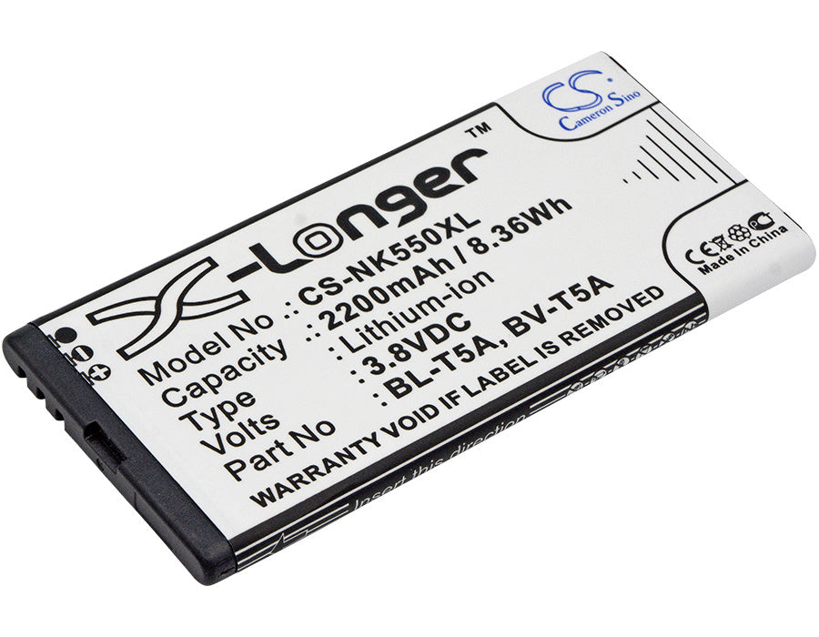 2200mAh Battery - CS-NK550XL / Li-ion / Volts: 3.8