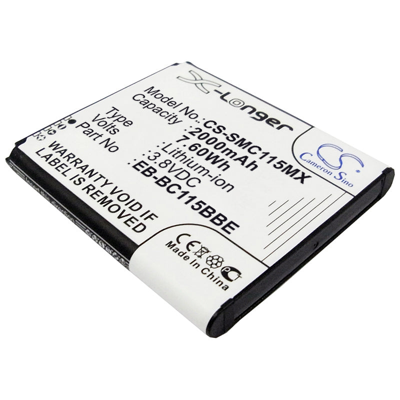 2000mAh Battery - CS-SMC115MX / Li-ion / Volts: 3.8