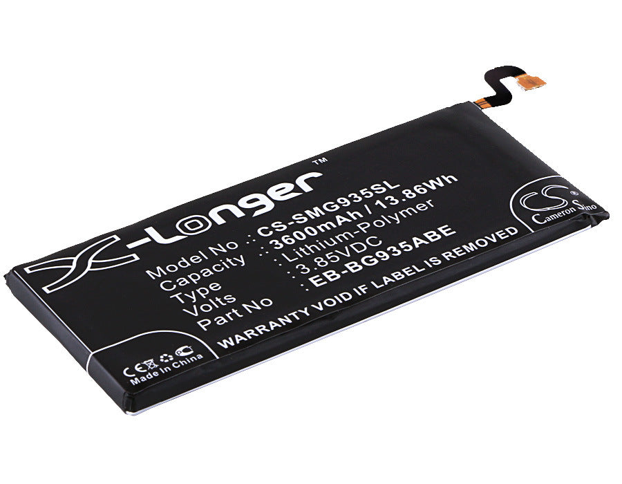 3600mAh Battery - CS-SMG935SL / Li-Polymer / Volts: 3.85