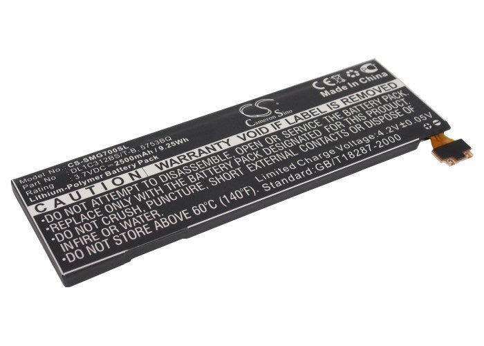 2500mAh Battery - CS-SMG700SL / Li-Polymer / Volts: 3.7