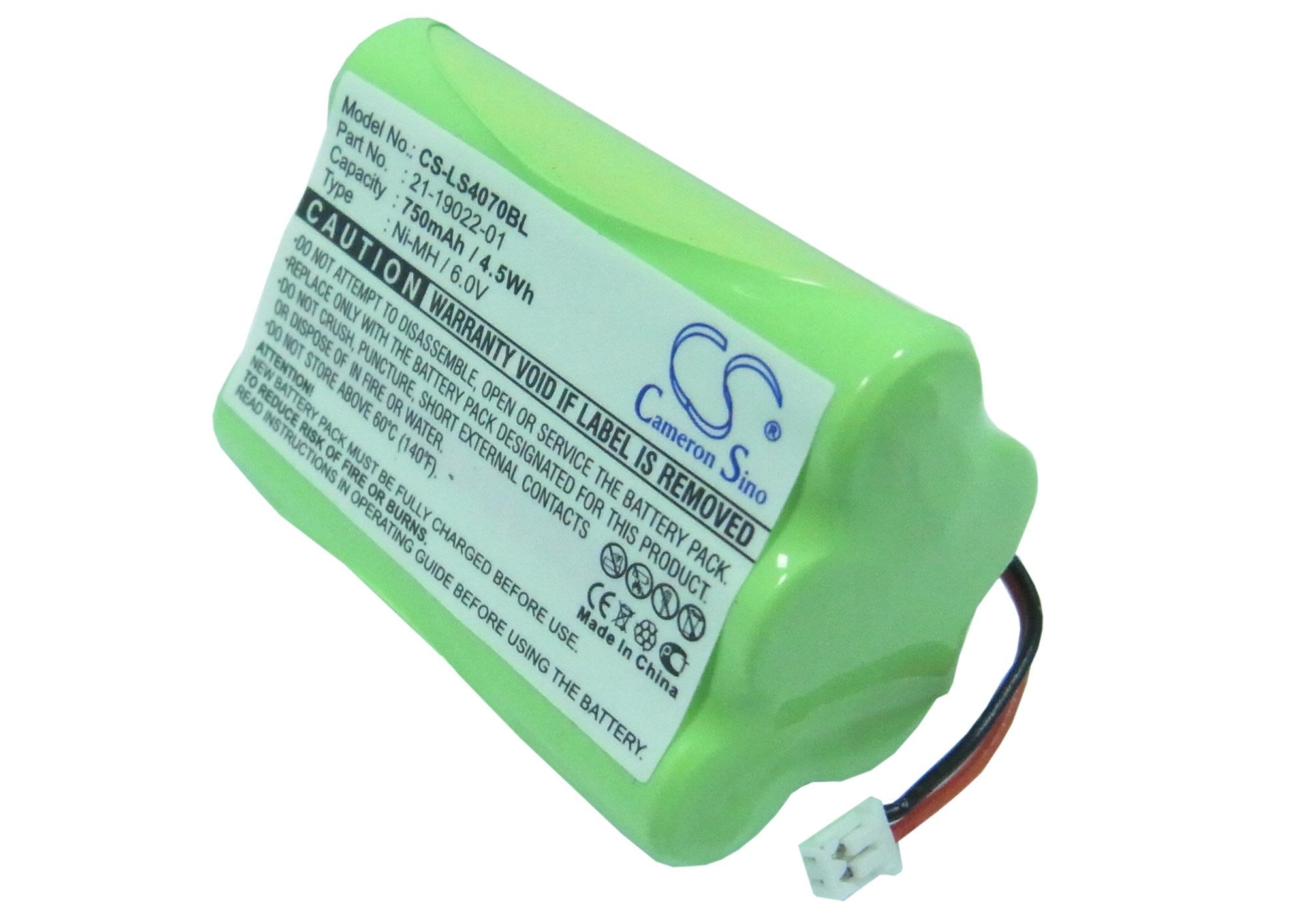 750mAh Battery - CS-LS4070BL / Ni-MH / Volts: 6
