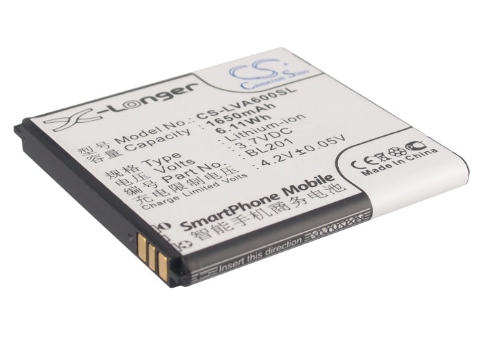 1650mAh Battery - CS-LVA600SL / Li-ion / Volts: 3.7