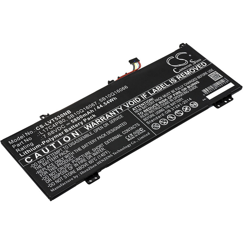 5800mAh Battery - CS-LVT530NB / Li-Polymer / Volts: 7.68