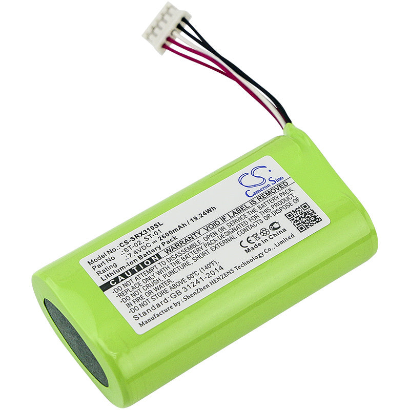 2600mAh Battery - CS-SRX310SL / Li-ion / Volts: 7.4