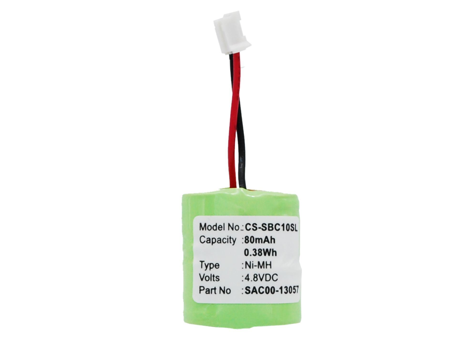 80mAh Battery - CS-SBC10SL / Ni-MH / Volts: 4.8