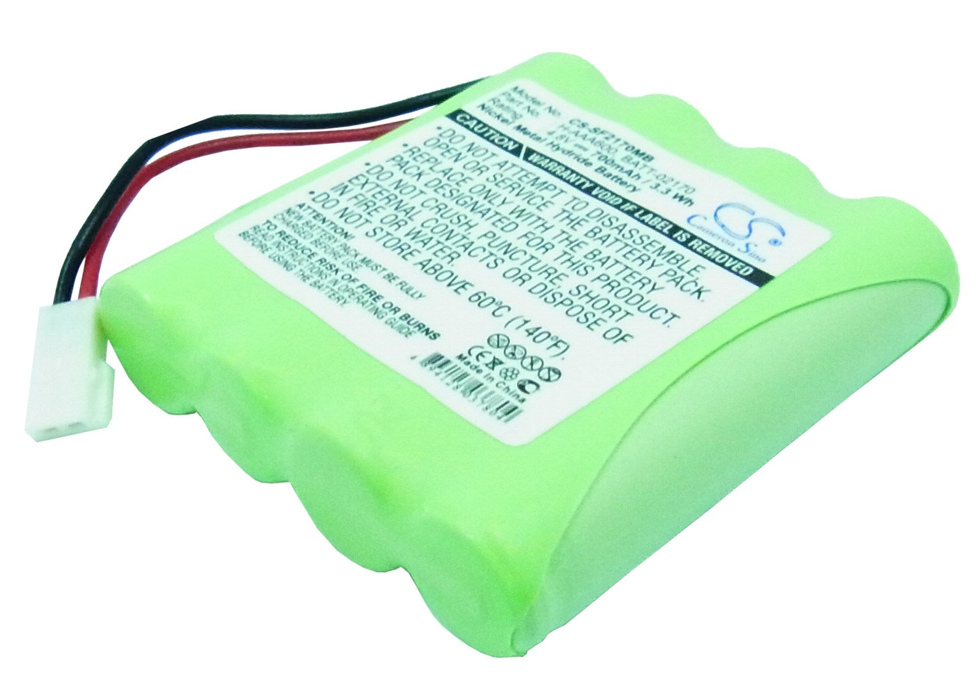 700mAh Battery - CS-SF2170MB / Ni-MH / Volts: 4.8