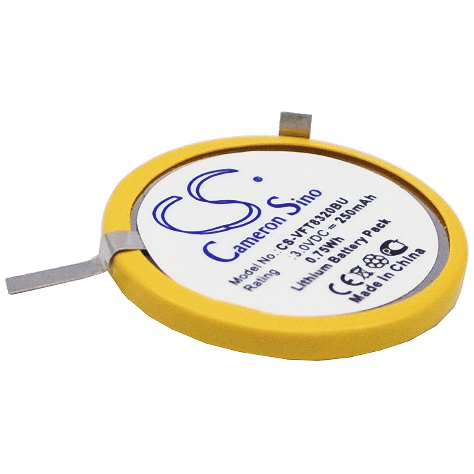 250mAh Battery - CS-VFT8320BU / Lithium / Volts: 3