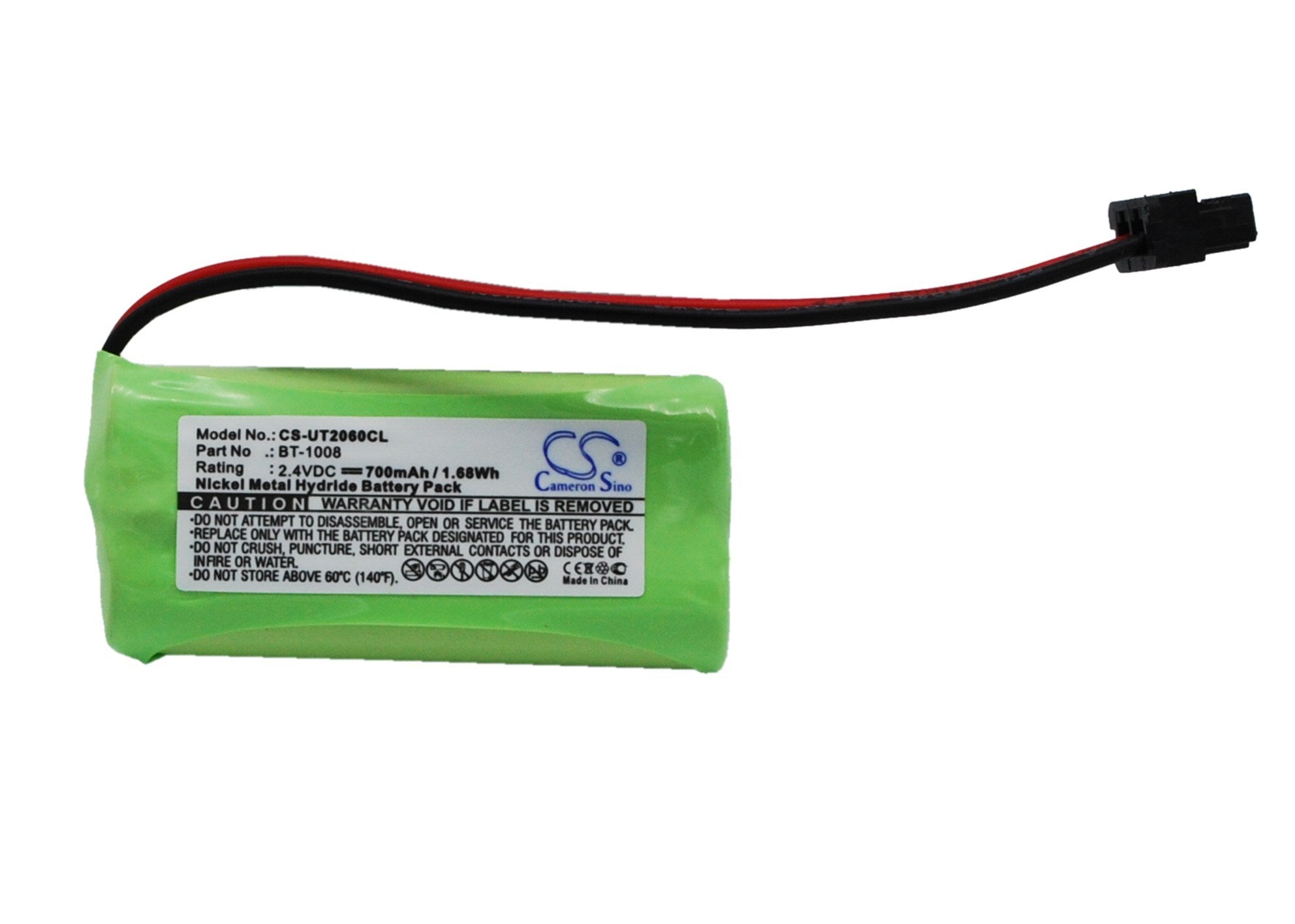 700mAh Battery - CS-UT2060CL / Ni-MH / Volts: 2.4
