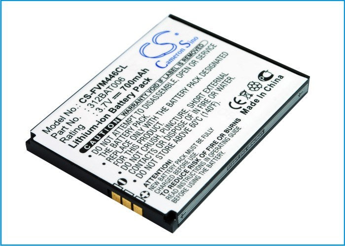 700mAh Battery - CS-FVM446CL / Li-ion / Volts: 3.7