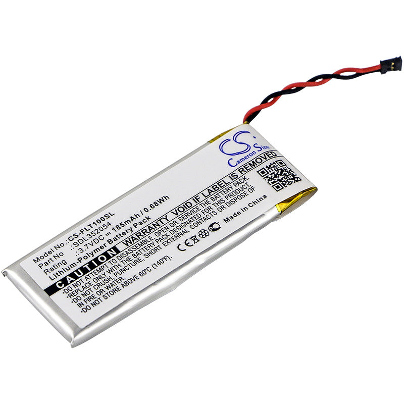 185mAh Battery - CS-FLT100SL / Li-Polymer / Volts: 3.7