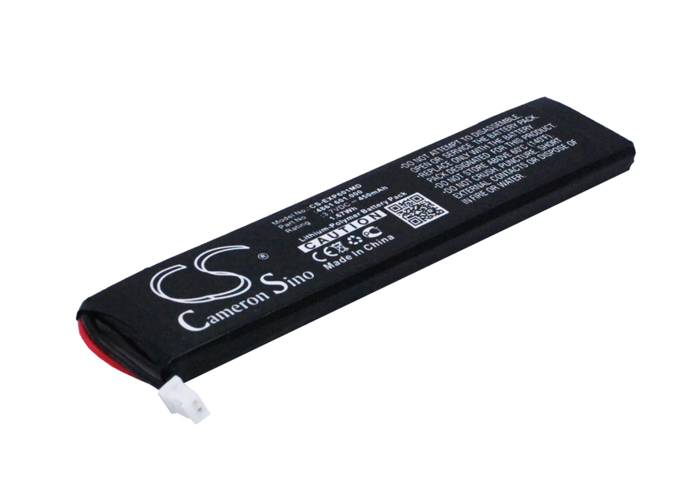 450mAh Battery - CS-EXP601MD / Li-Polymer / Volts: 3.7