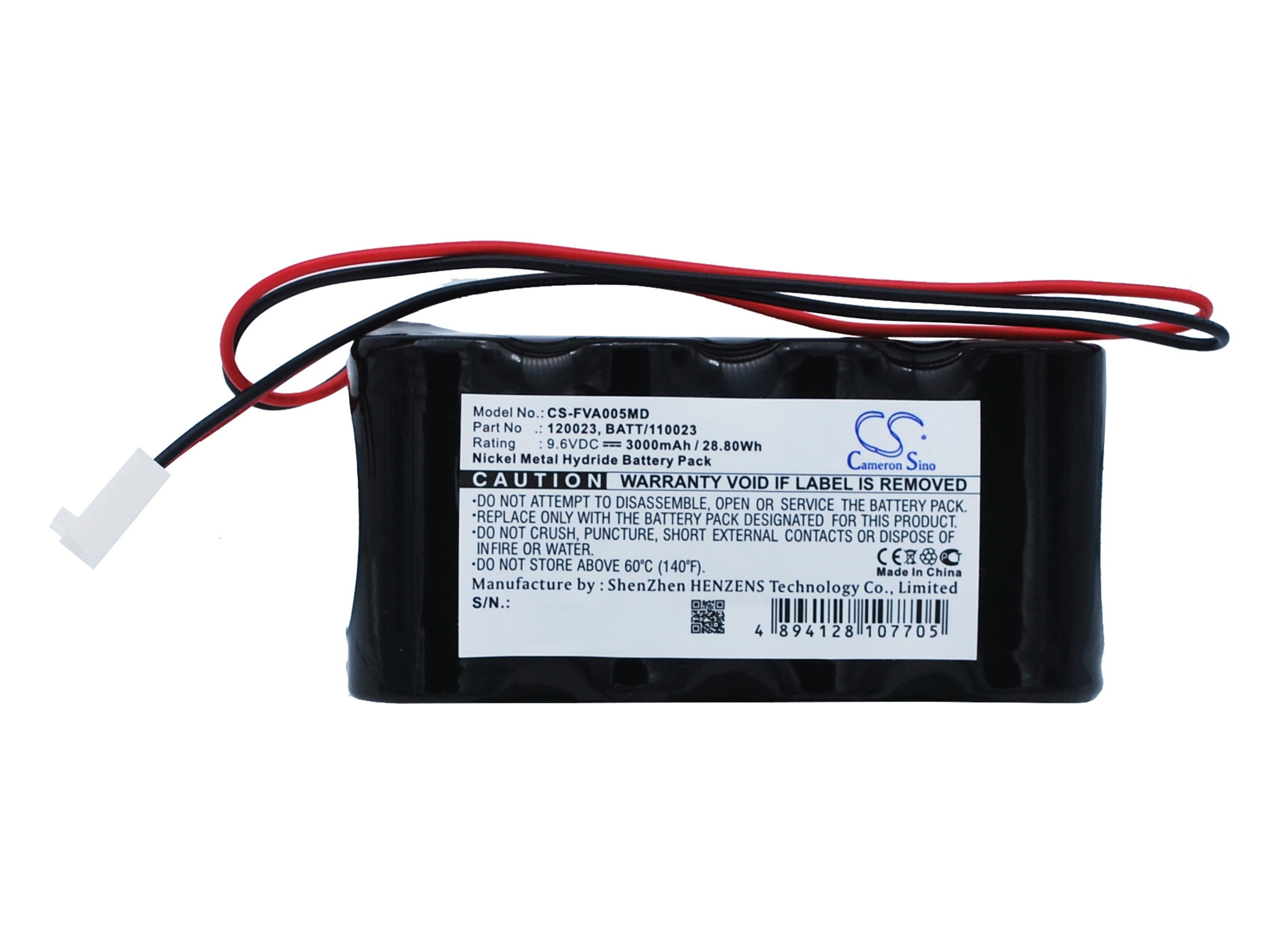 3000mAh Battery - CS-FVA005MD / Ni-MH / Volts: 9.6
