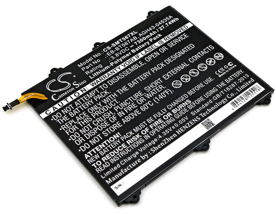 7300mAh Battery - CS-SMT567XL / Li-Polymer / Volts: 3.8