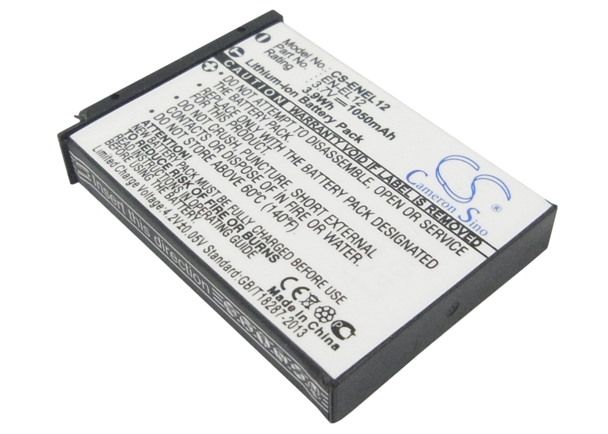 1050mAh Battery - CS-ENEL12 / Li-ion / Volts: 3.7