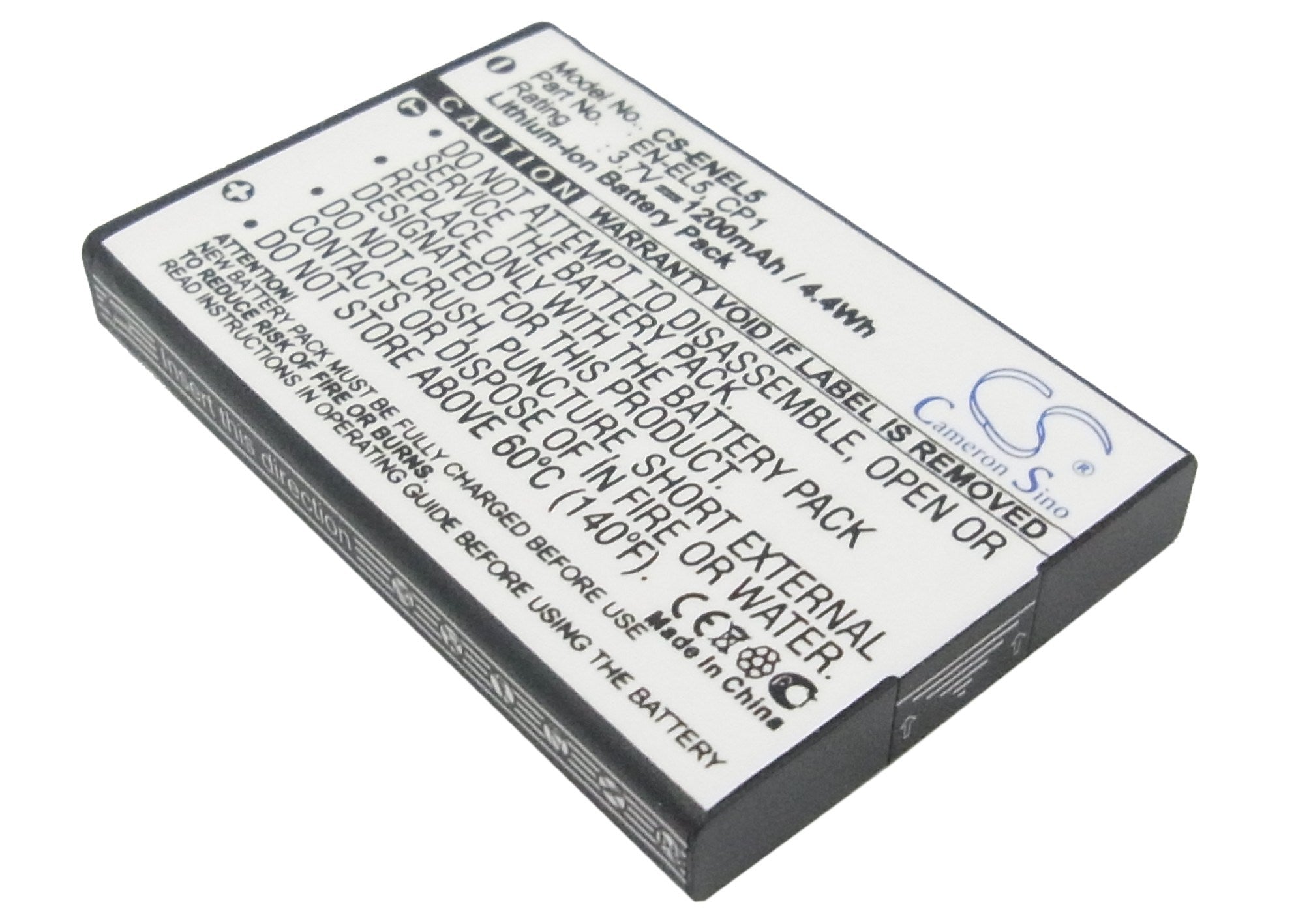 1200mAh Battery - CS-ENEL5 / Li-ion / Volts: 3.7