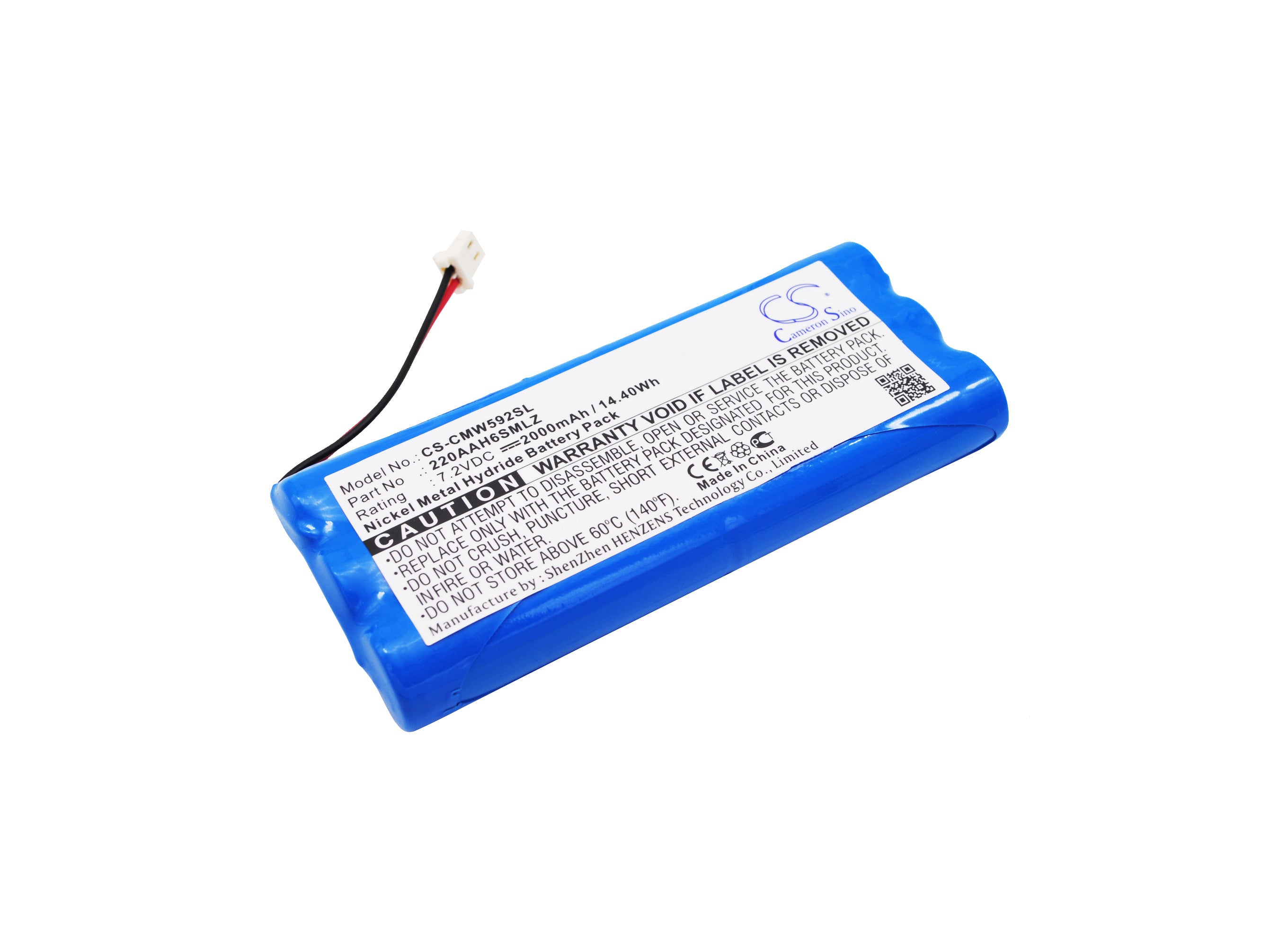 2000mAh Battery - CS-CMW592SL / Ni-MH / Volts: 7.2