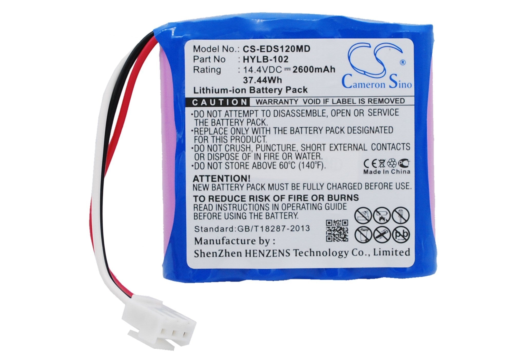 2600mAh Battery - CS-EDS120MD / Li-ion / Volts: 14.4