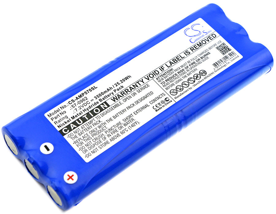 3500mAh Battery - CS-AMP570SL / Ni-MH / Volts: 7.2