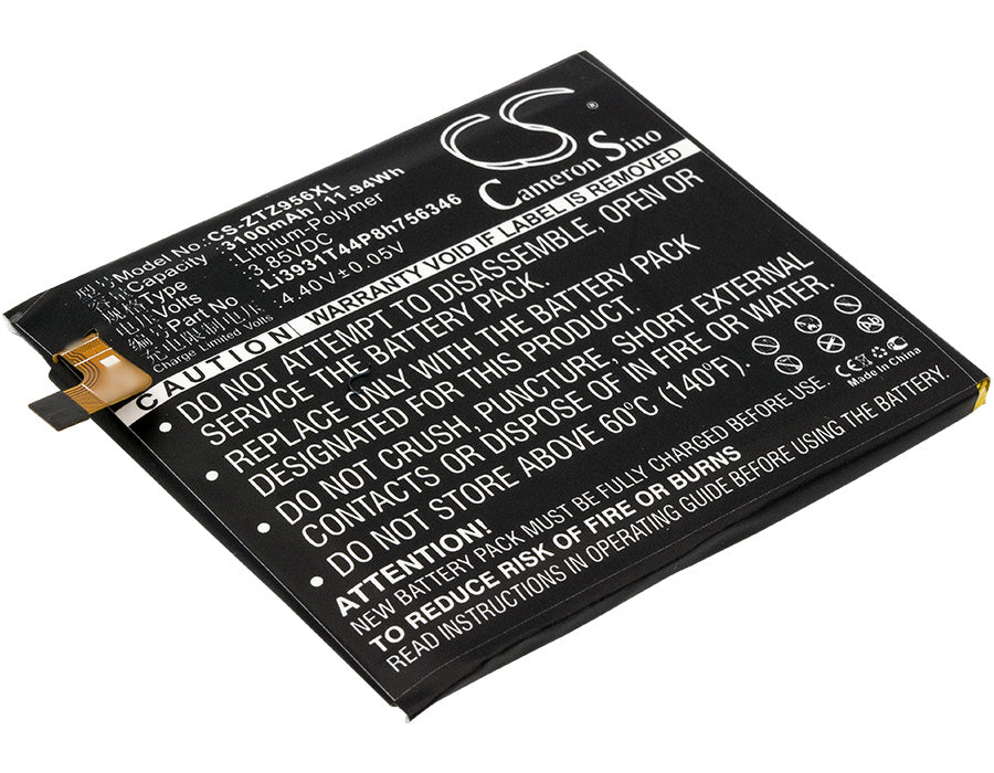 3100mAh Battery - CS-ZTZ956XL / Li-Polymer / Volts: 3.85