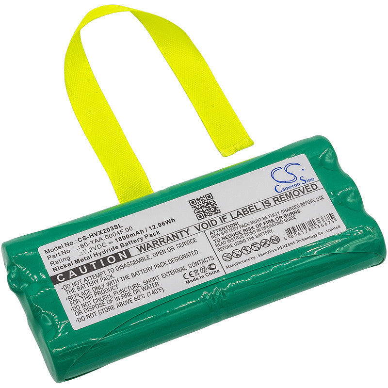 1800mAh Battery - CS-HVX203SL / Ni-MH / Volts: 7.2