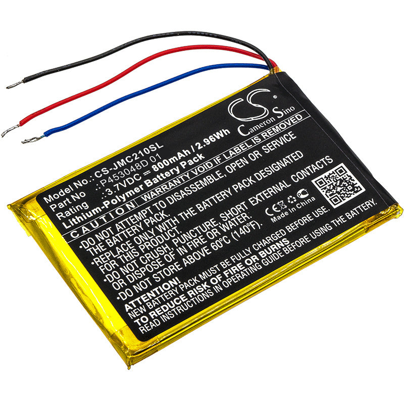 800mAh Battery - CS-JMC210SL / Li-Polymer / Volts: 3.7