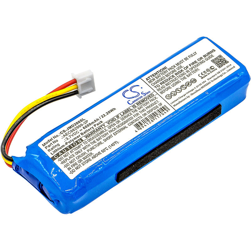 6000mAh Battery - CS-JMD200SL / Li-Polymer / Volts: 3.7