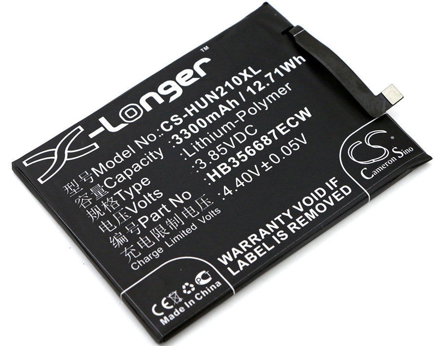 3300mAh Battery - CS-HUN210XL / Li-Polymer / Volts: 3.85