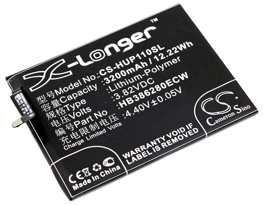 3200mAh Battery - CS-HUP110SL / Li-Polymer / Volts: 3.82