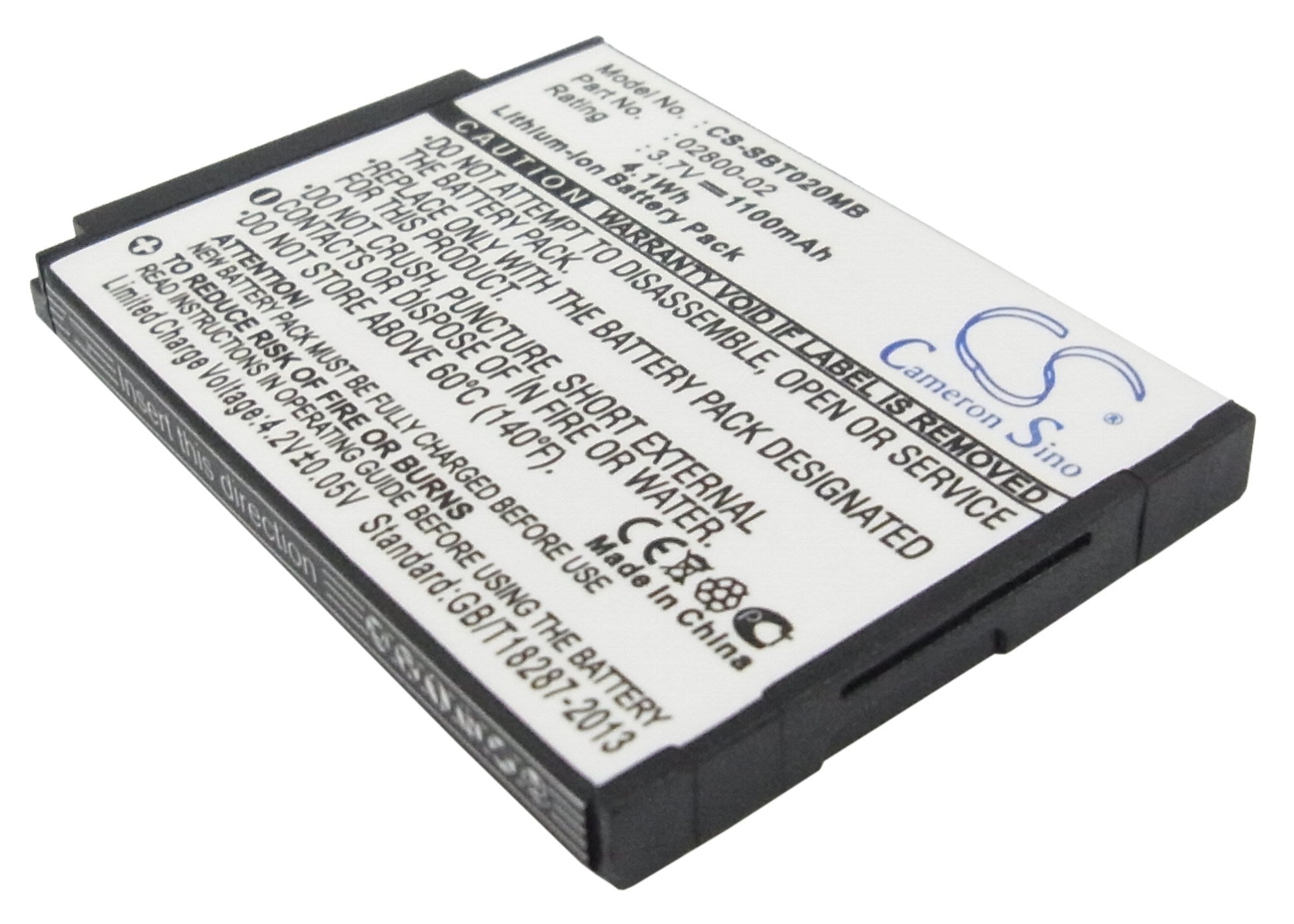 1100mAh Battery - CS-SBT020MB / Li-ion / Volts: 3.7