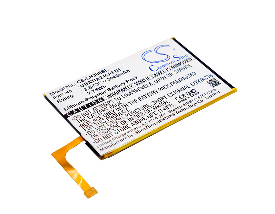 2040mAh Battery - CS-SH306SL / Li-Polymer / Volts: 3.8