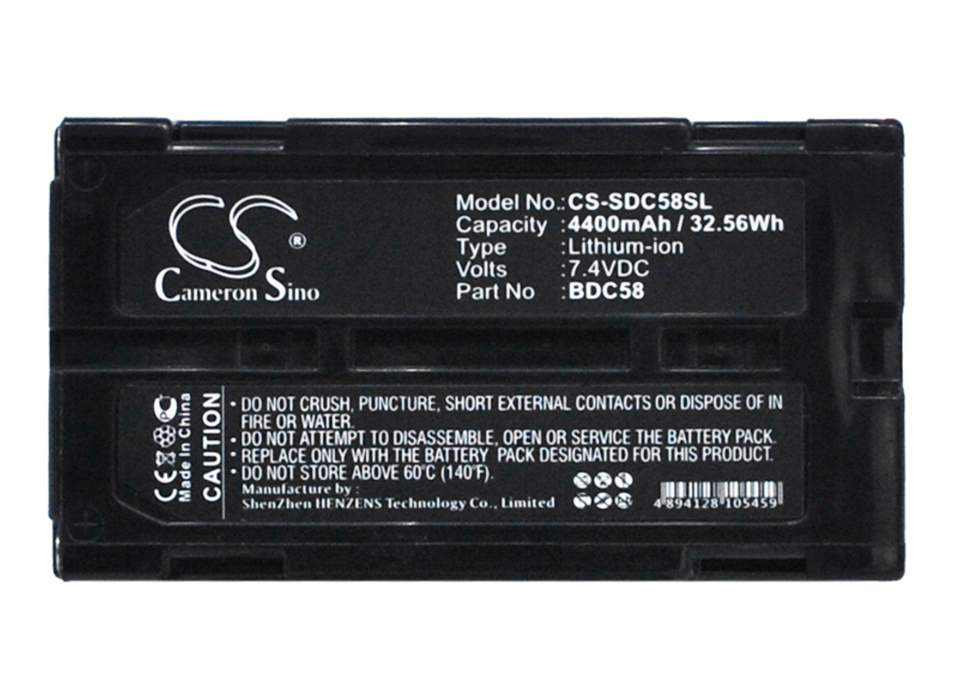 4400mAh Battery - CS-SDC58SL / Li-ion / Volts: 7.4