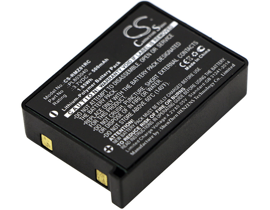 500mAh Battery - CS-RMZ01RC / Li-Polymer / Volts: 3.7